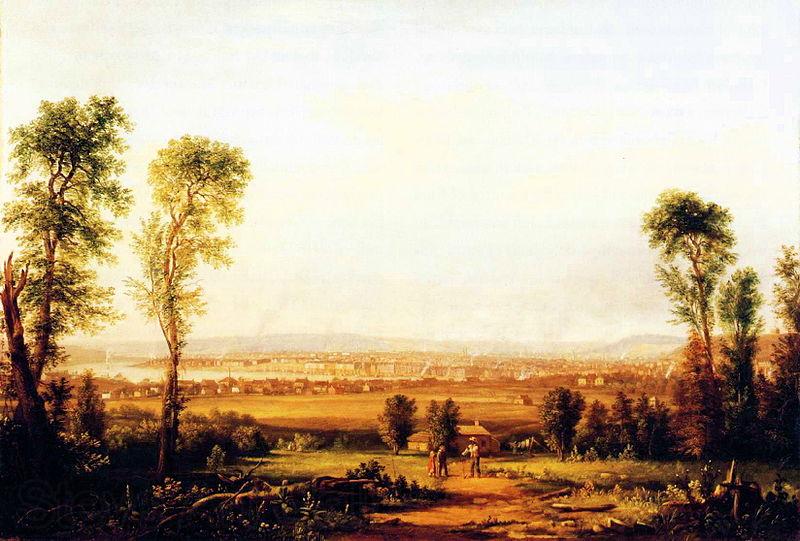 Robert S.Duncanson View of Cincinnati Norge oil painting art